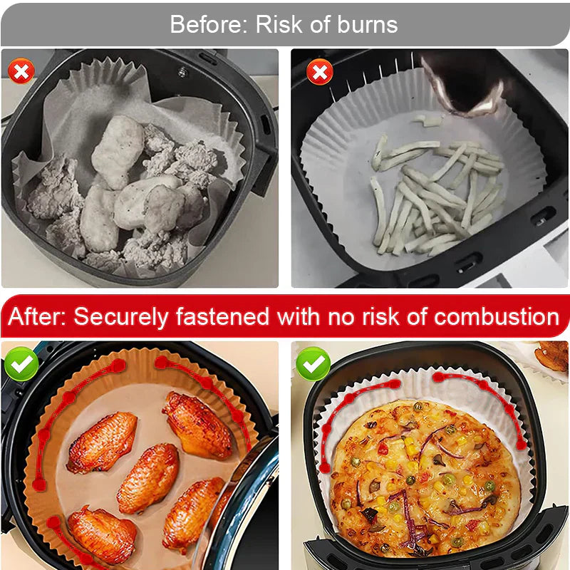 KUBOZN® LinerLock™ | Magnetic Air Fryer Safety Clips