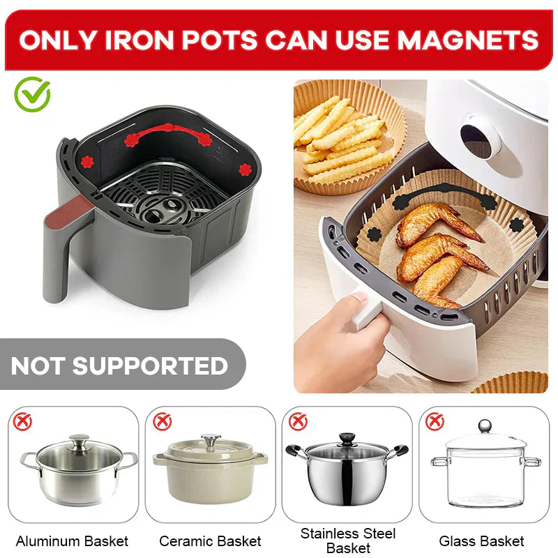 KUBOZN® LinerLock™ | Magnetic Air Fryer Safety Clips(Offer)