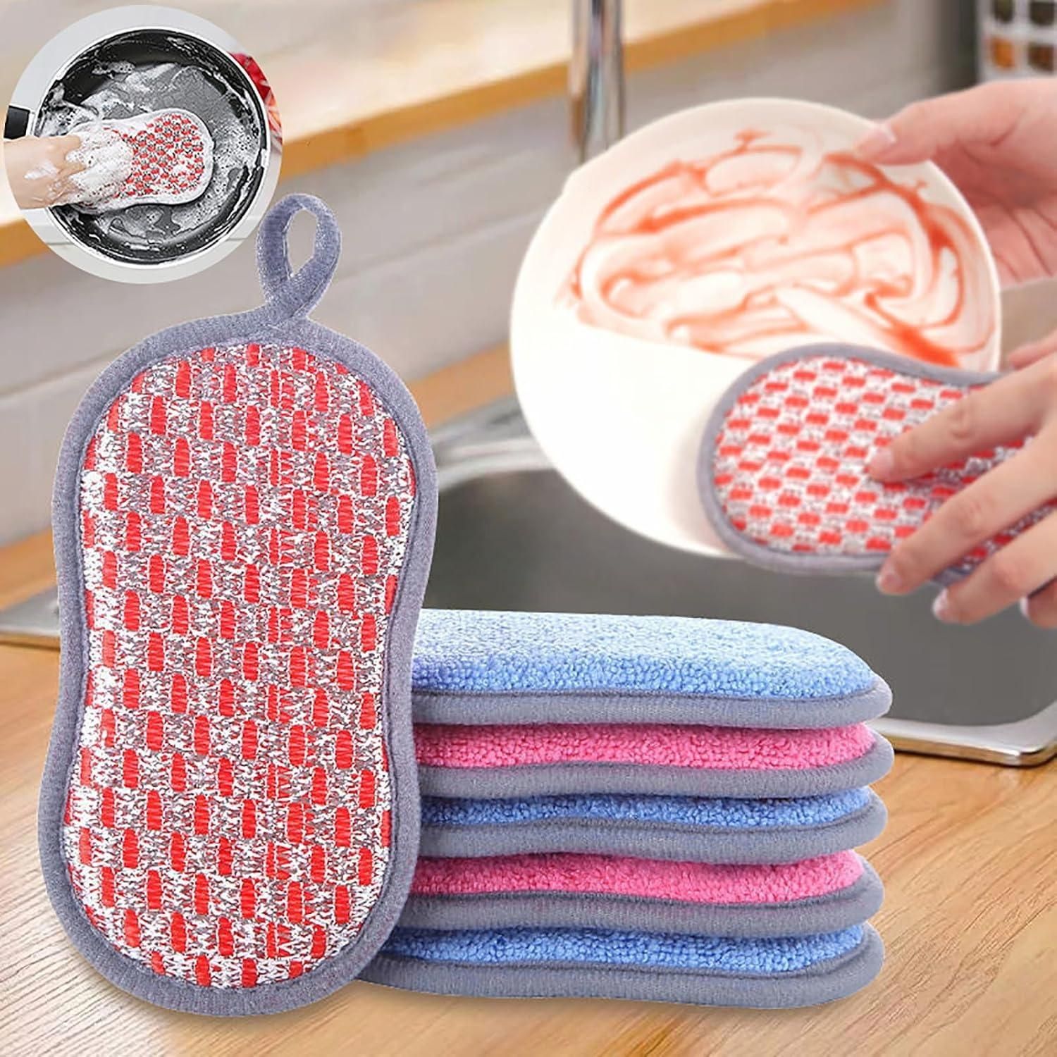 Cleaning Scrubber Pack of 2