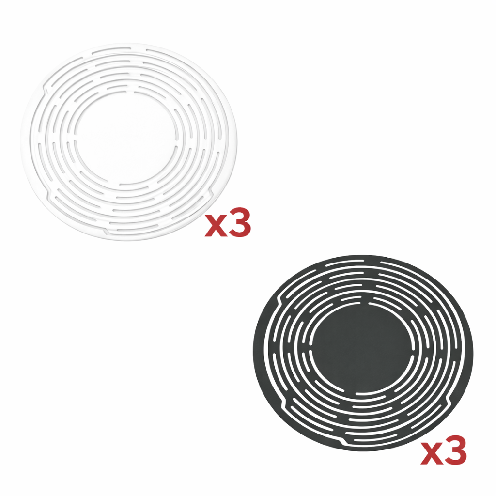 KUBOZN® 2-in-1 Silicone Mesh Bag & Heat-Resistant Trivet Mat for Hot Bowls (Offer)