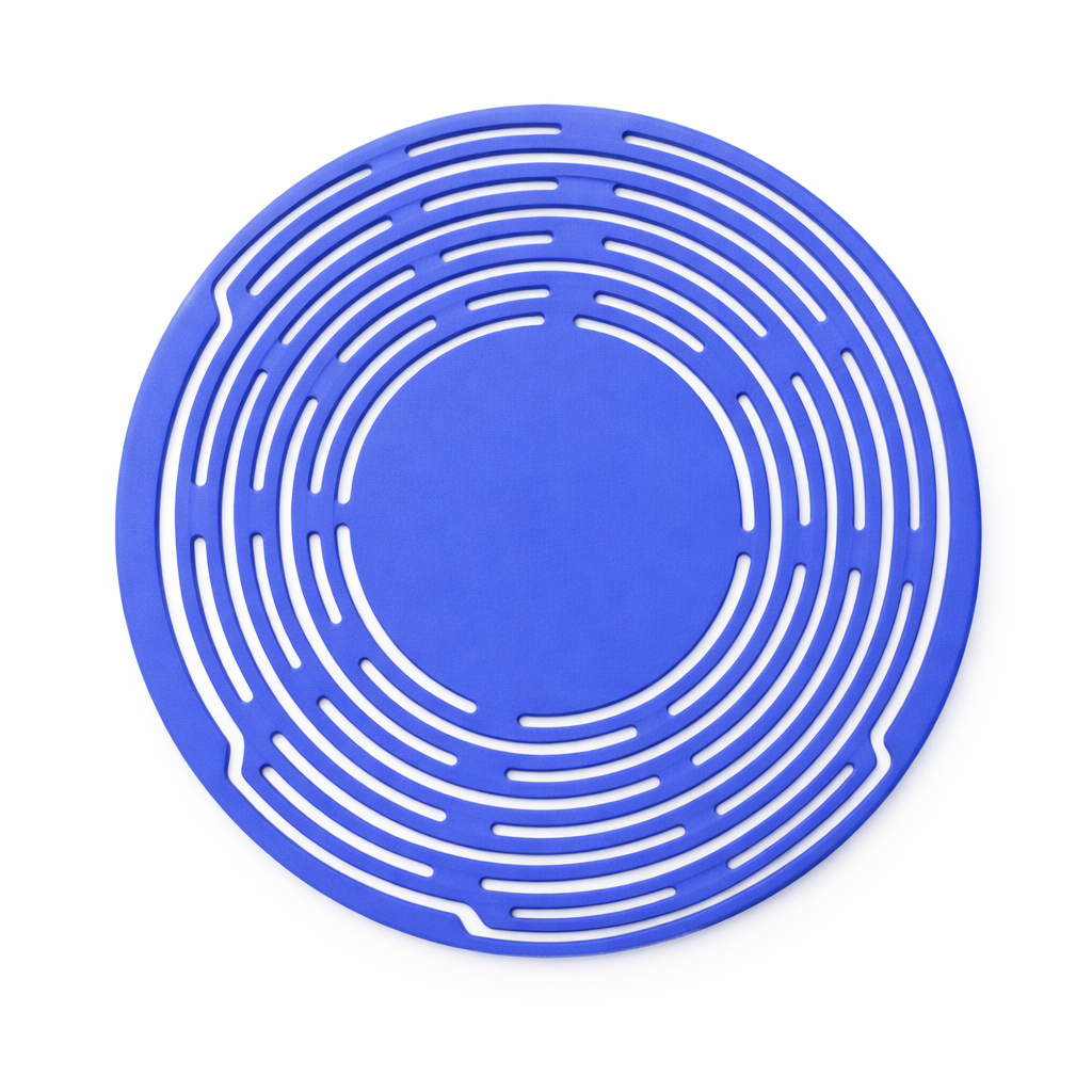 KUBOZN® 2-in-1 Zero-Void™ Silicone Mesh Bag & Heat-Resistant Trivet Mat for Hot Bowls