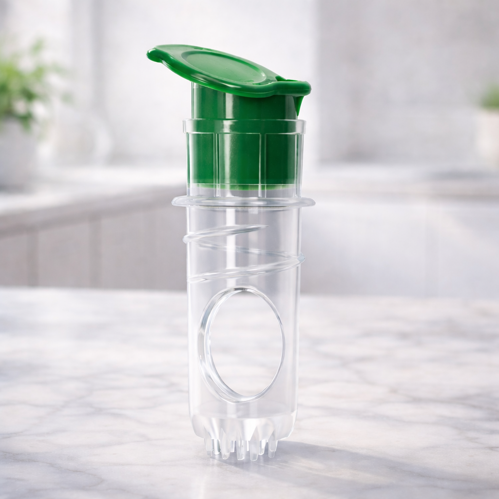 KUBOZN® 2-in-1 Mini Citrus Juicer – Mess-Free, Seed-Free, Effortless Squeeze Lemon & Orange Press for Everyday Kitchen Use