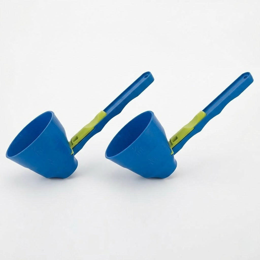 KUBOZN® 2-in-1 Spill-Proof Scoop & Funnel — For Coffee, Protein & Baking (Offer)