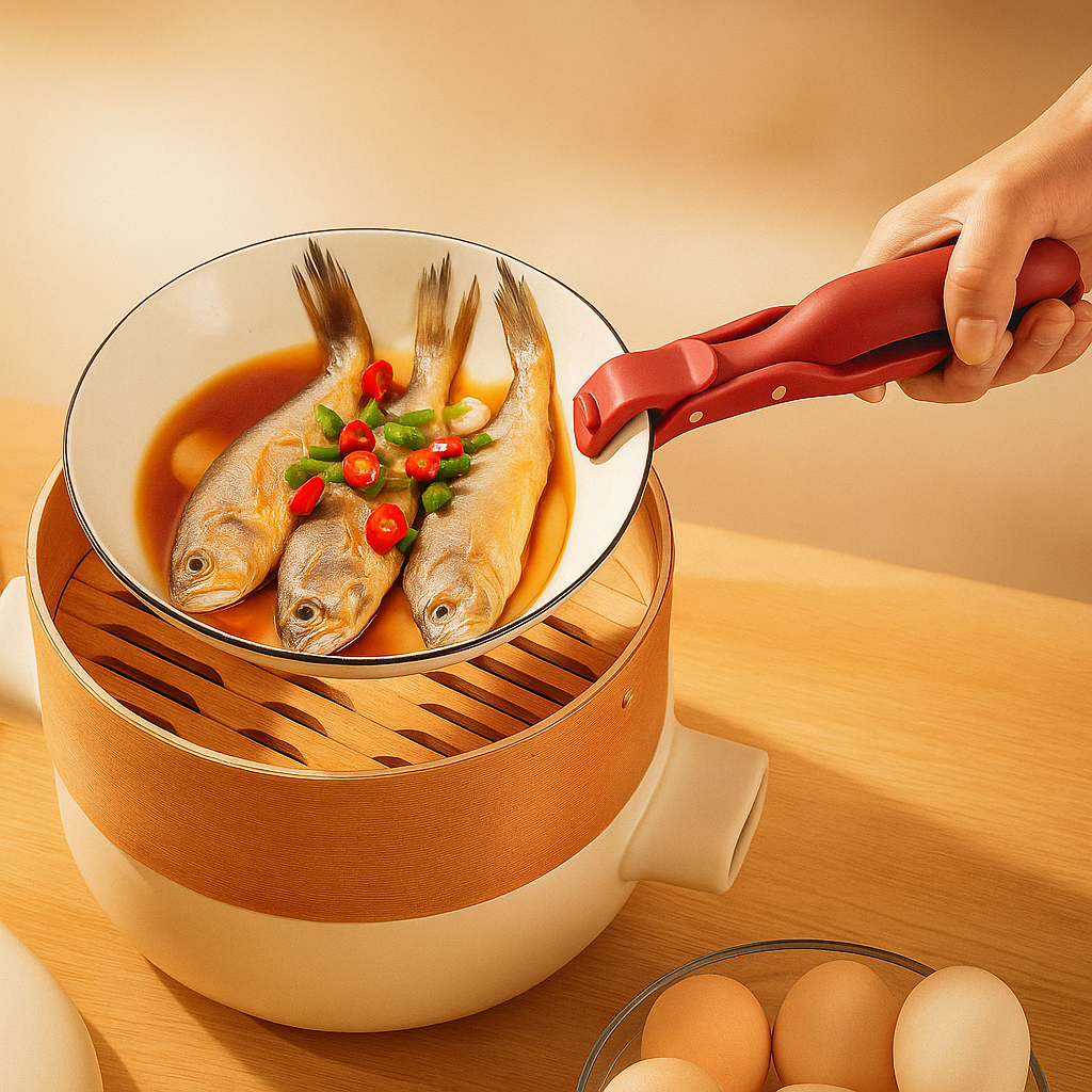 KUBOZN® No-Burn Dish Lifter – Safely Grab Hot Plates Without Burns